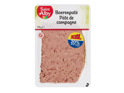 SAINT ALBY Boeren- of crèmepaté XXL