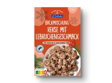 Belbake Backmischung Kekse mit Lebkuchengeschmack