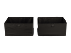 Set od dvije crne W5 kutije za odlaganje