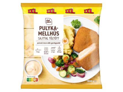 Sajttal töltött pulykamell