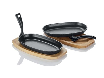 Ketaus keptuvėlių maistui patiekti rinkinys