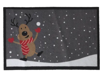 Karácsonyi mintás lábtörlő