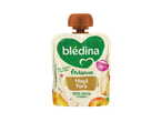 Saqueta de fruta Blédina Frutapura Maçã Pera, 100% fruta com vitamina C, para bebés +6 meses.