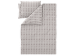 LIVARNO home Microfibre Sateen Duvet Cover Set with geometric pattern