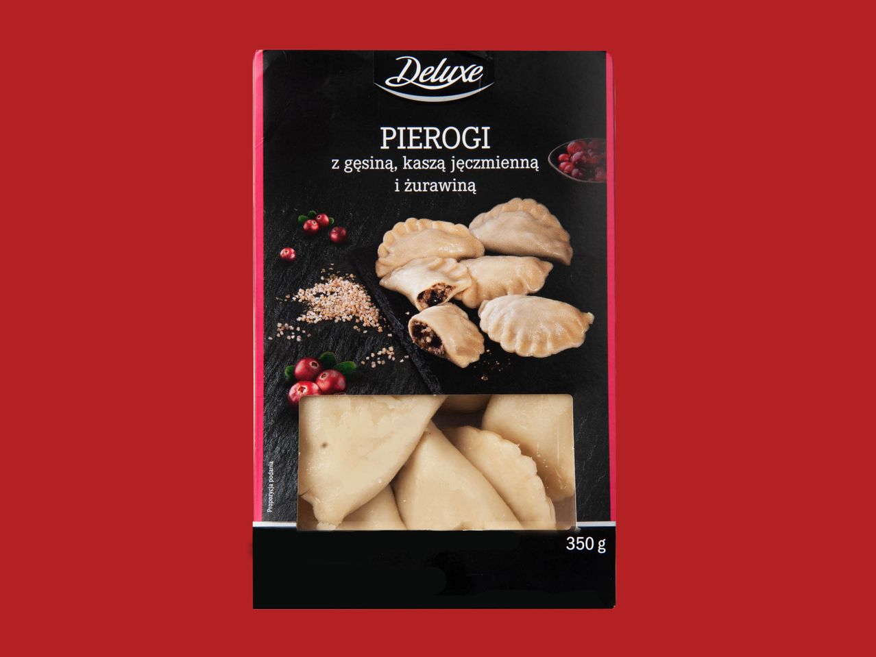 DELUXE Pierogi z gęsiną