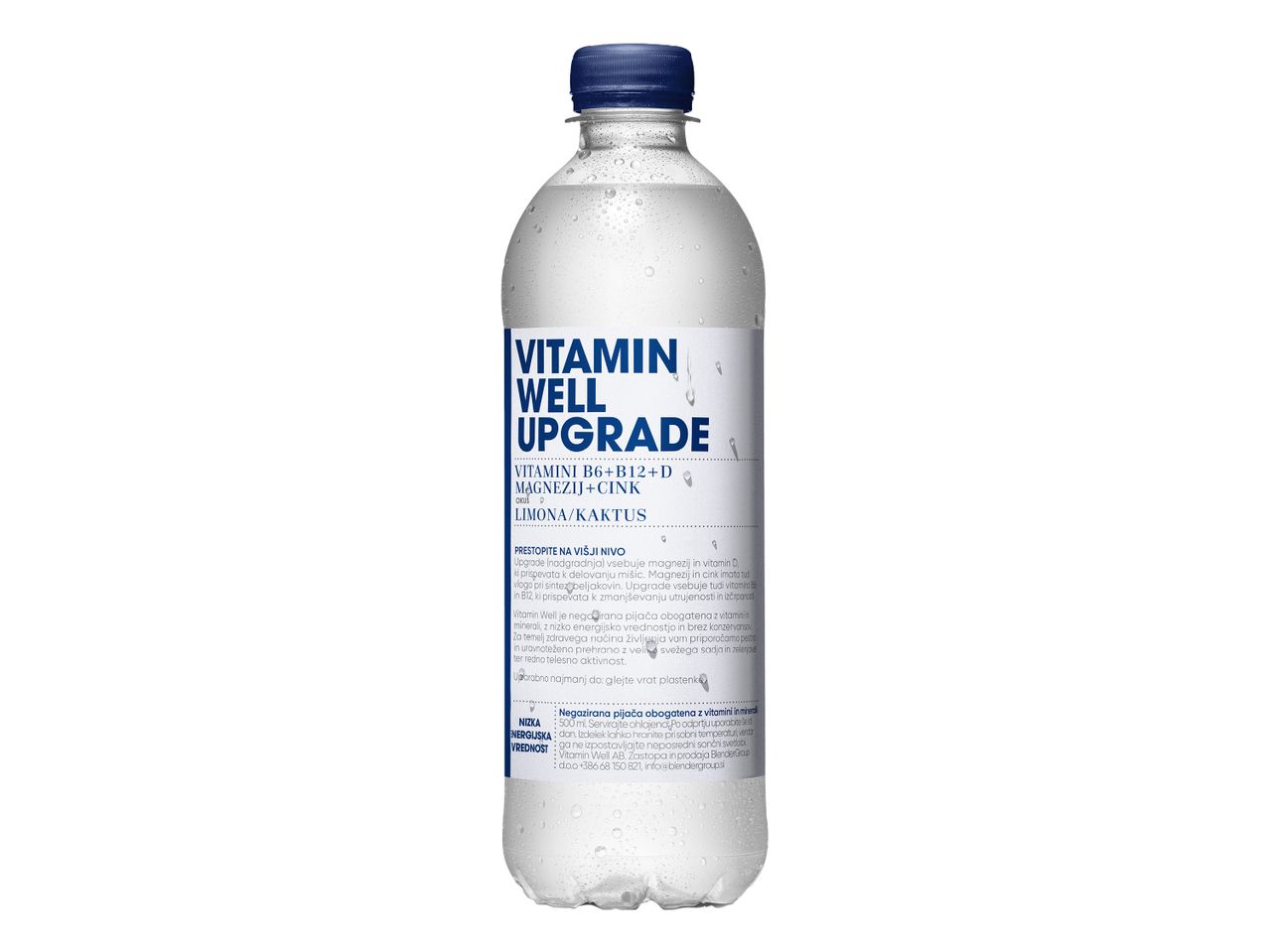 Boca Vitamin Well Upgrade z okusom limone in kaktusa, obogatena z vitamini in minerali.