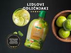 Lidl-ovi Odličnjaki limetin sok in pijača.