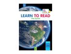 Children's book titled 'Learn to Read: The Earth' for ages 7+, with recommended reading levels.
