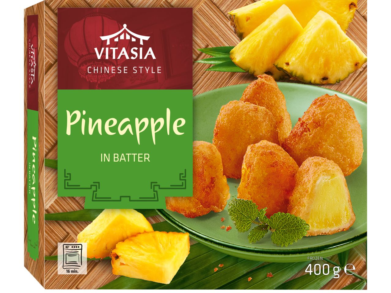 Замразен ананас в тесто VITASIA Chinese Style, 400 г
