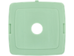 Tampa verde para aparelho Silvercrest® com orifício redondo no centro