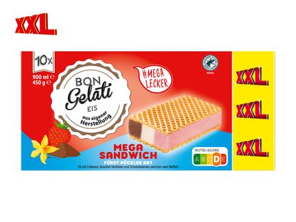 Bon Gelati Sandwich-Eis XXL