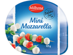 Espetos de mini mozzarella Milbona, estilo italiano.