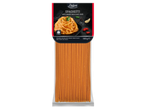 Spaghete Deluxe aromatizate cu sos de roșii și ardei iute, ambalaj de 500g.
