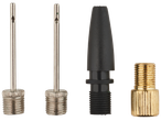 Комплект от четири накрайника за помпа за надуване на топки и други надуваеми предмети.
