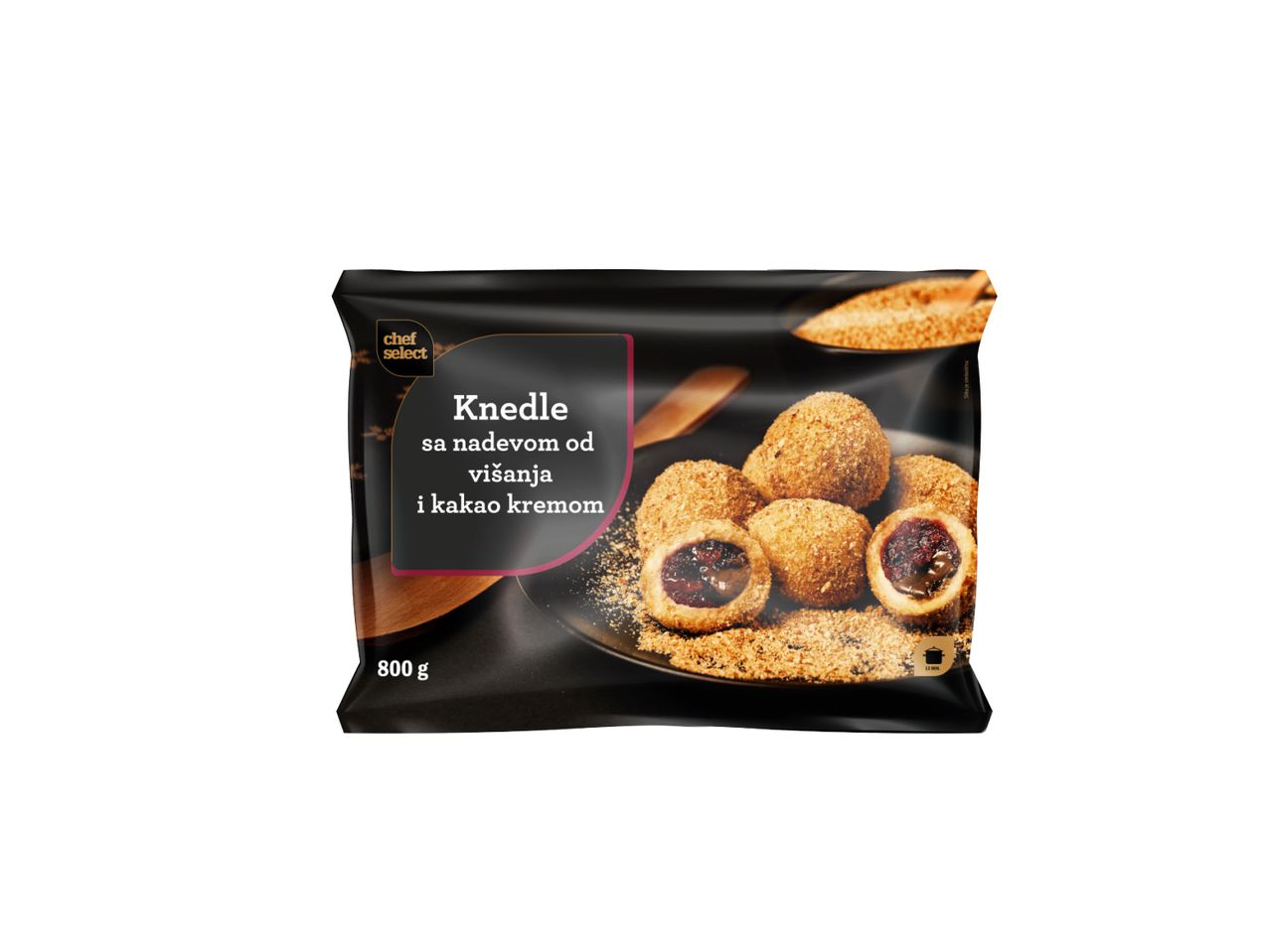 Zamrznuta poslastica, kuglice od čokolade u hrskavom omotaču.