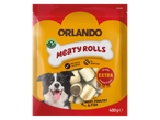Orlando Meaty Rolls pentru câini, cu carne, păsări și pește.
