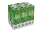 Leite Milbona meio-gordo, pack de 6