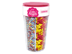 Cake Angels sprinkles en suikerparels, carnaval thema.