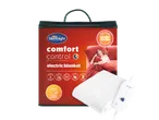 Silentnight Comfort Control electric blanket in packaging with controller shown.