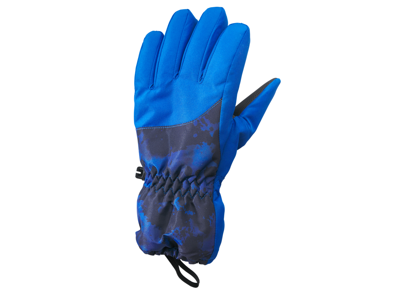 CRIVIT Kids' Ski Gloves: A single blue ski glove with a patterned cuff.