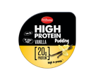 Pudding Milbona High Protein Vanille avec 20g de protéines, faible en gras et sans sucre ajouté.