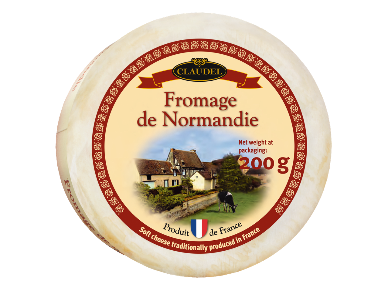 200g brânză Claudel din Normandia.