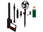 Parkside® pressure washer set with gun, rotating brush, and detergent.