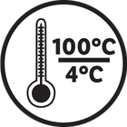 Temperatură: 100°C / 4°C