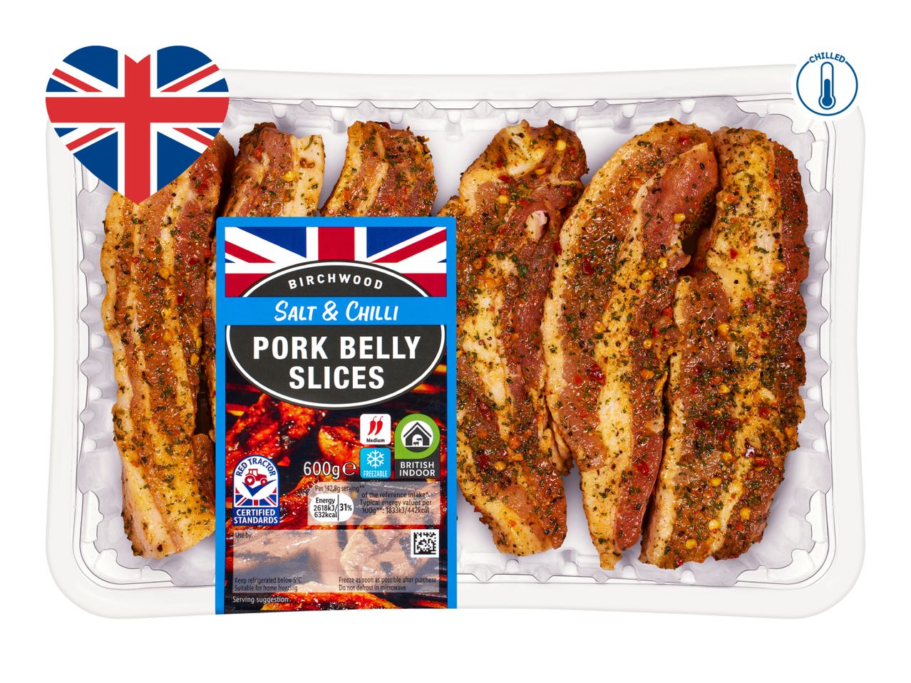 XXL Salt & Chilli Pork Belly Slices