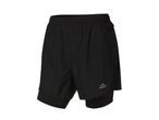 Pantaloncini sportivi neri Crivit con strato interno.