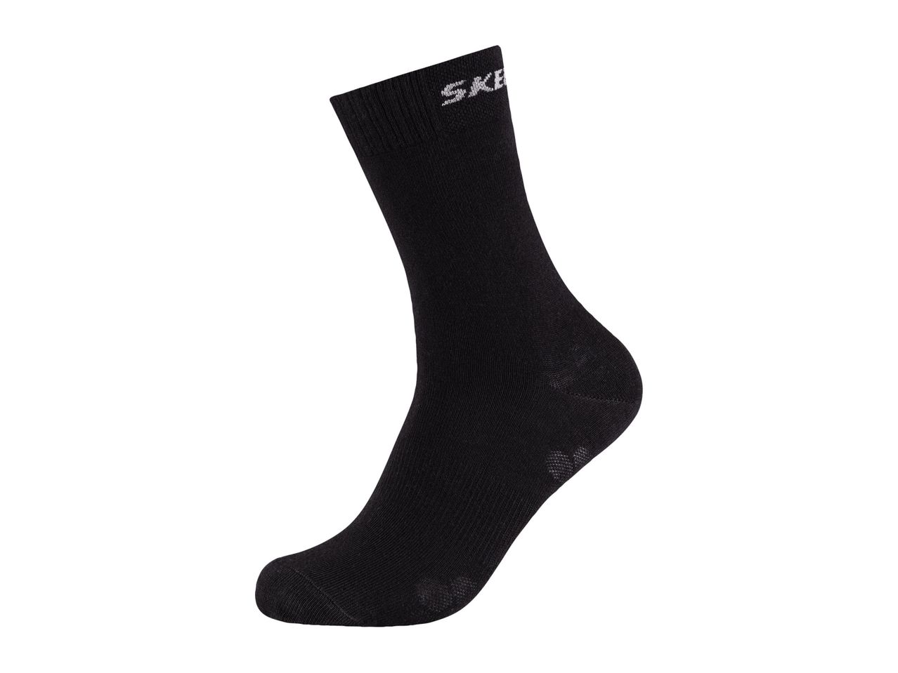 Go to full screen view: Skechers High Socks - 3 pairs - Black - Image 2