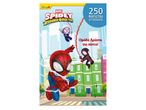 Εικονογράφηση με αυτοκόλλητα Spidey της Marvel με θέμα τους απίθανους φίλους του.