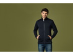 Men's zip-up jacket, casual style.