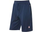 Navy blue NFL shorts with small logo.