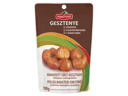 Hámozott sült gesztenye