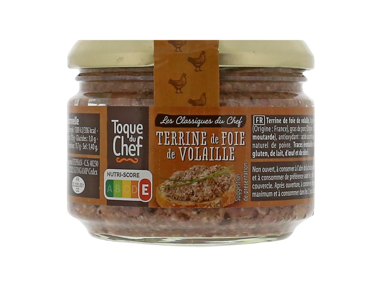 Pâté de foie de volaille Toque du Chef.
