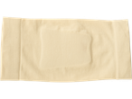 Beige fabric bandage.