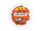 A container of Del Real Honey Peppers.