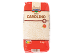 Pacote de 1kg de arroz Carolino Campo Largo.