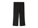 Black girls' pull-on pants with a back pocket.