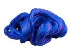 A clump of sparkly blue slime.
