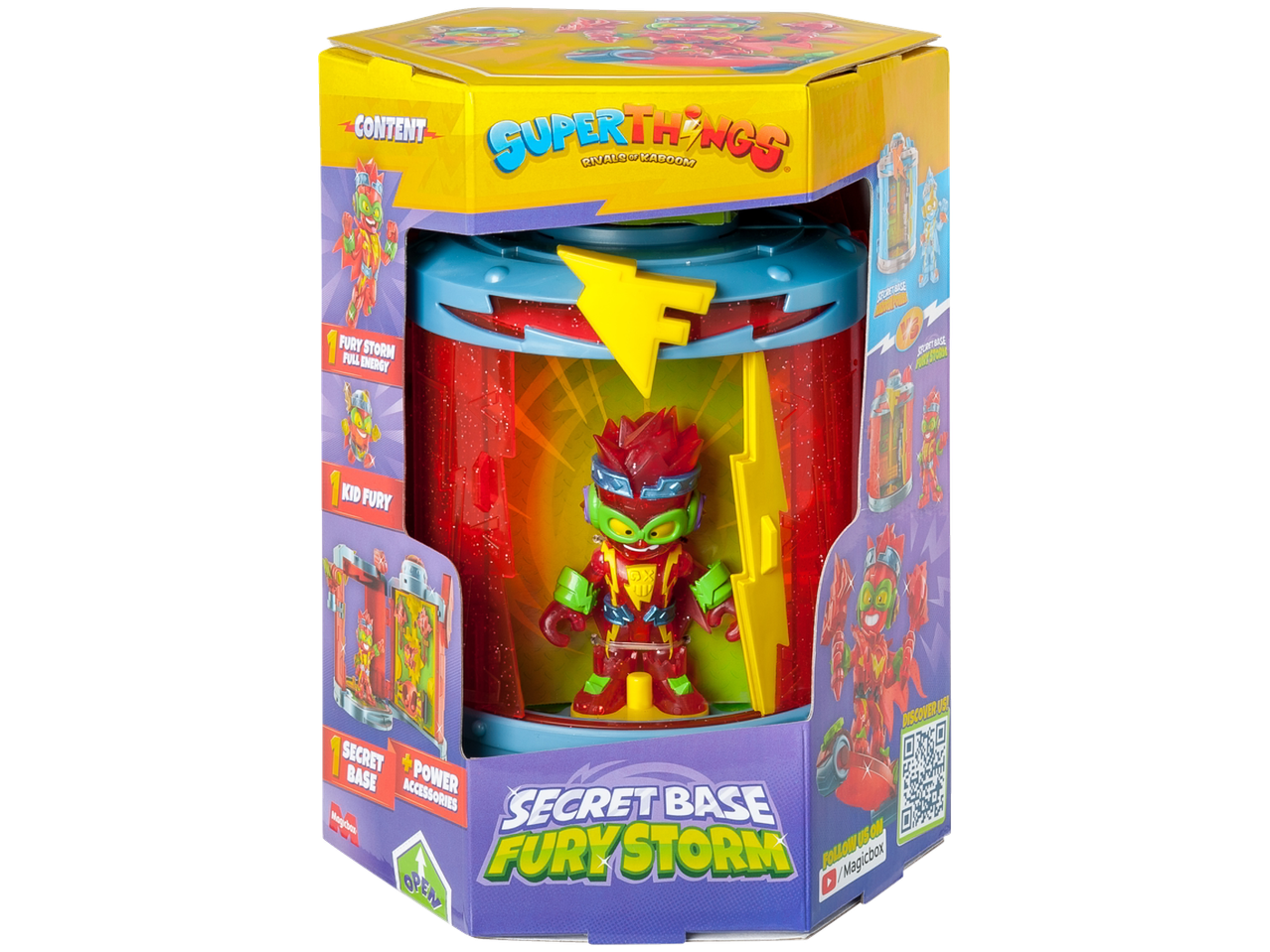 SuperThings Zabawka Secret Base Kazoom Power lub Fury Storm