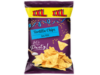XXL gezouten tortillachips voor een feestje.