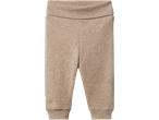 lupilu® Baby Joggers in a light brown melange color with a wide, comfortable waistband.