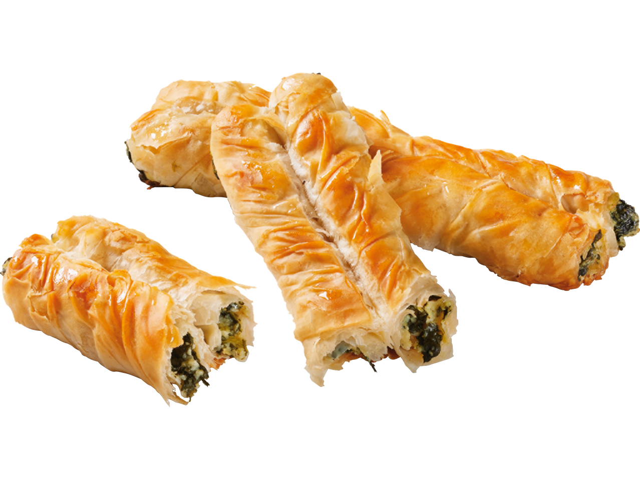 Spänatbullar i smördeg.