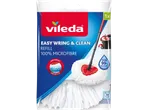 Recarga de esfregona 100% microfibra, remove mais de 99% das bactérias.