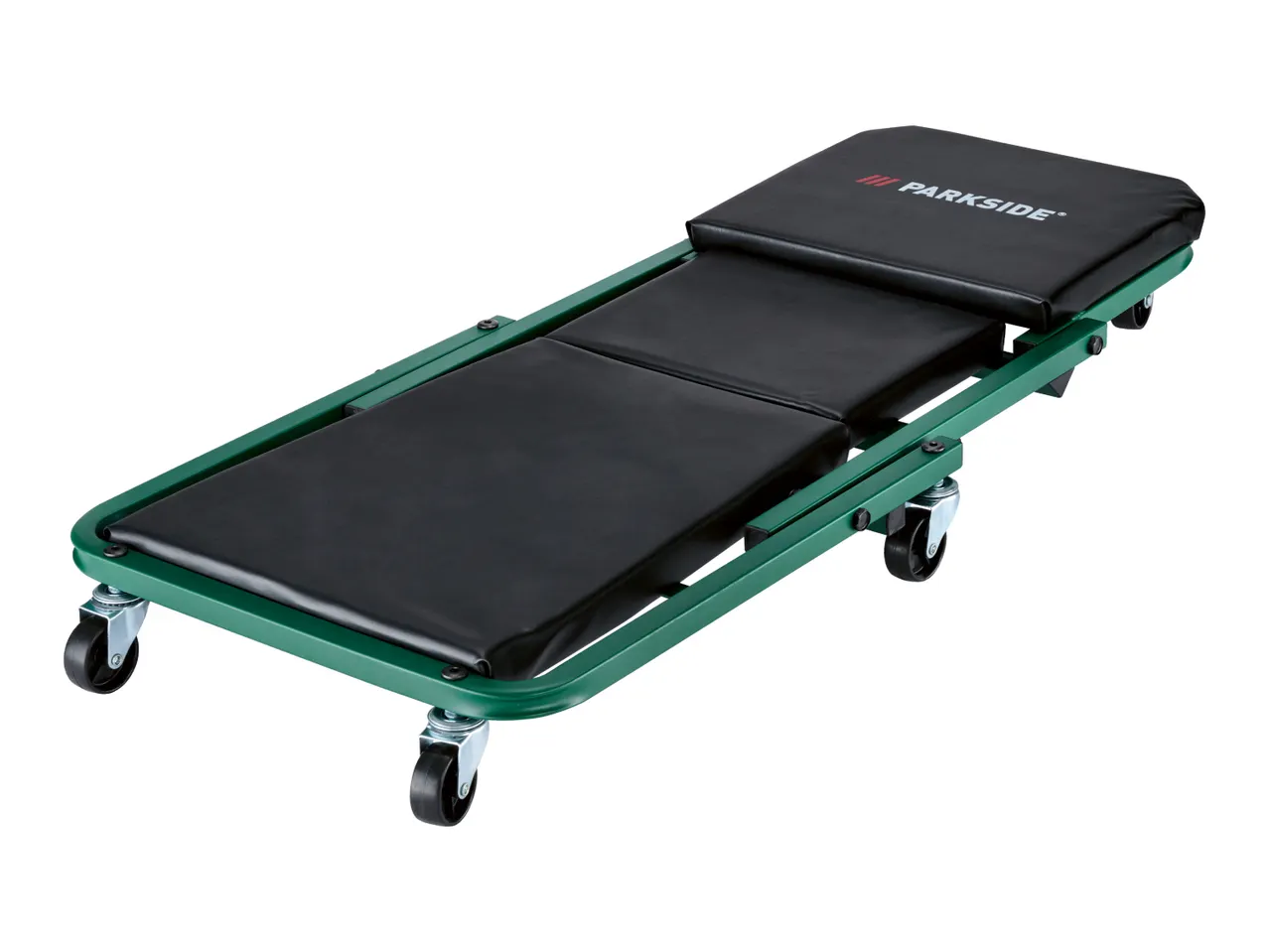PARKSIDE green and black mechanic's creeper with wheels