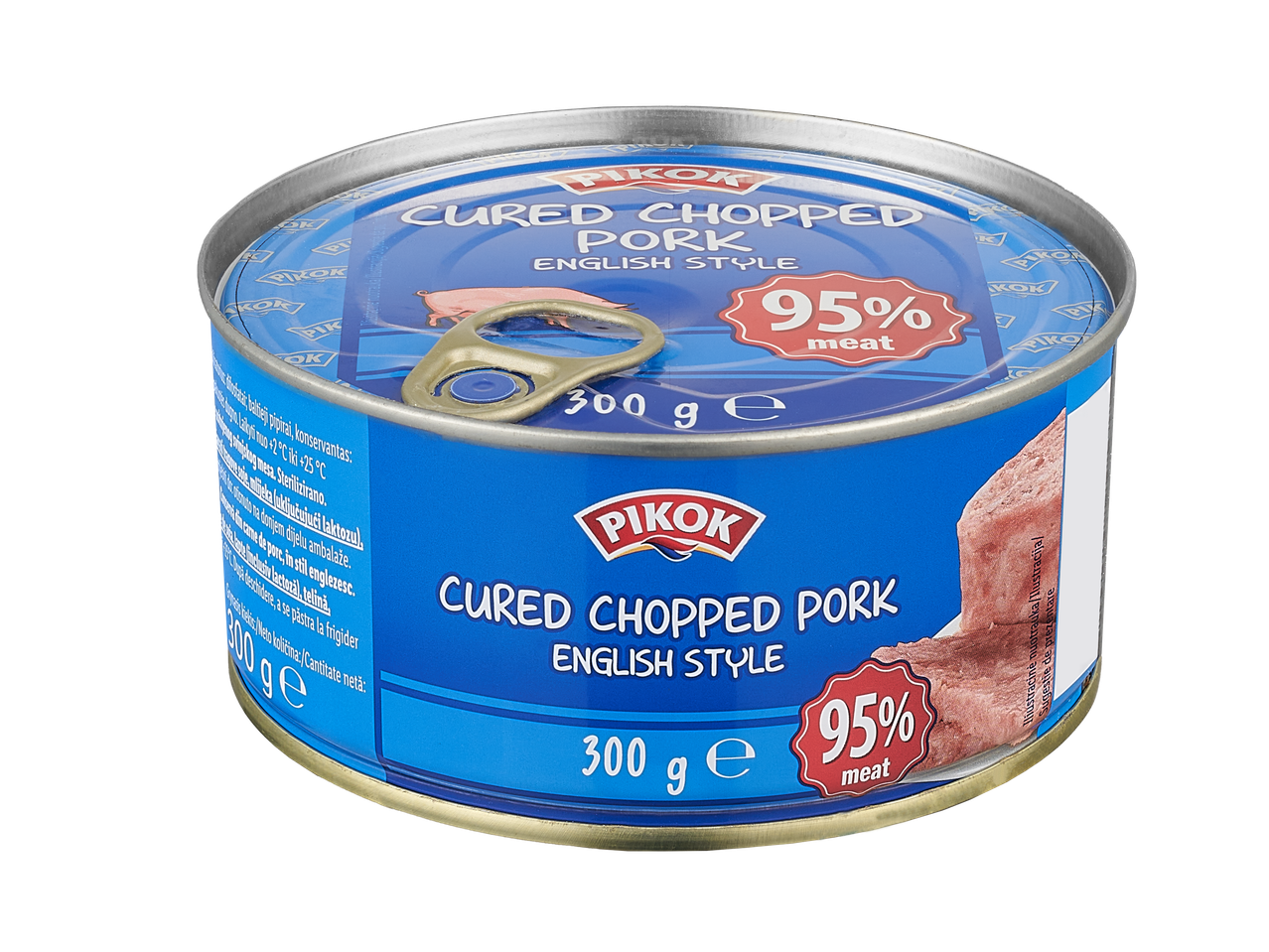 Pikok rūkyta malta kiauliena, angliškas stilius.