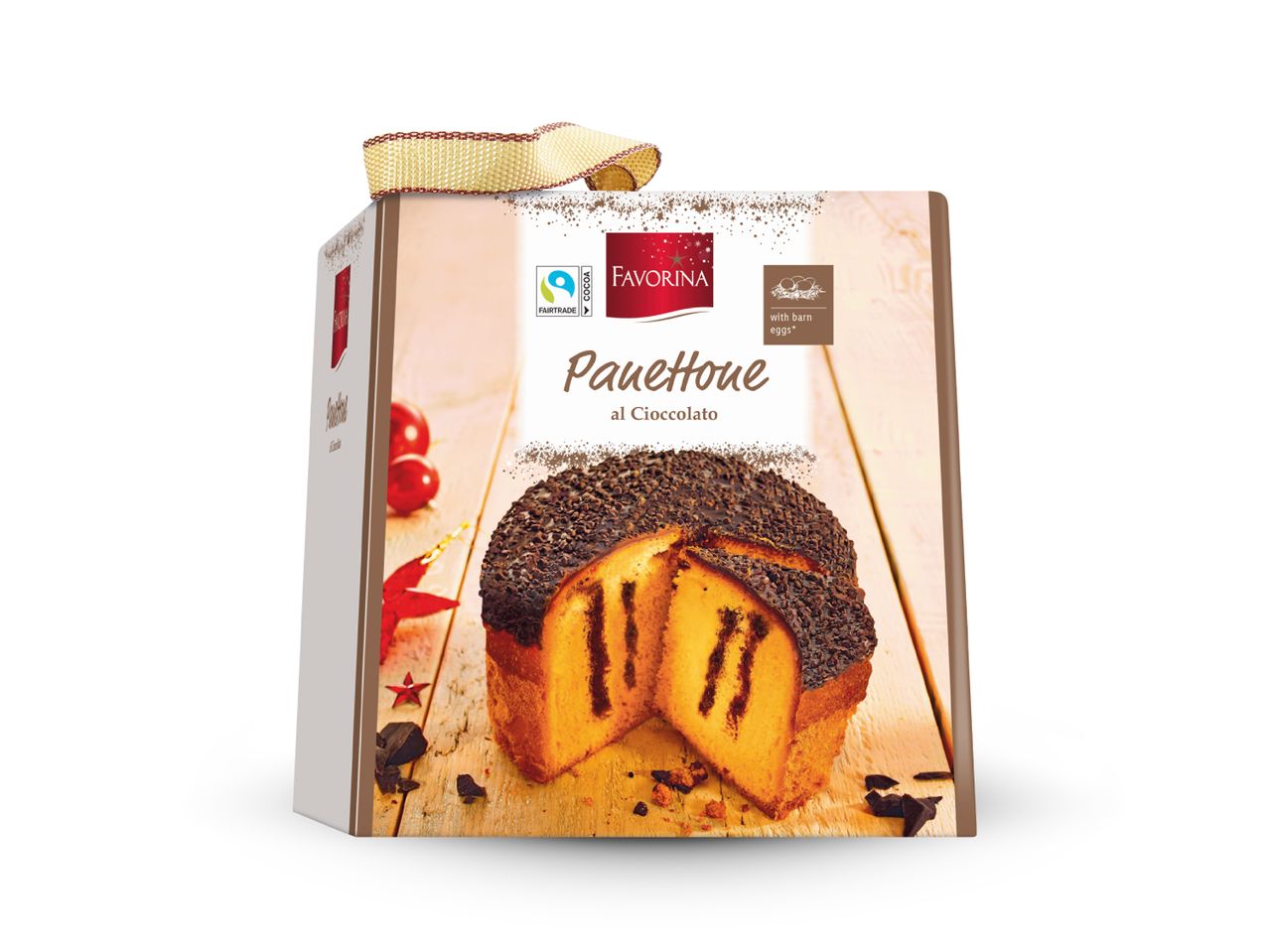 Idi na pun prikaz ekrana: Panettone s čokoladnom kremom - Slika 1