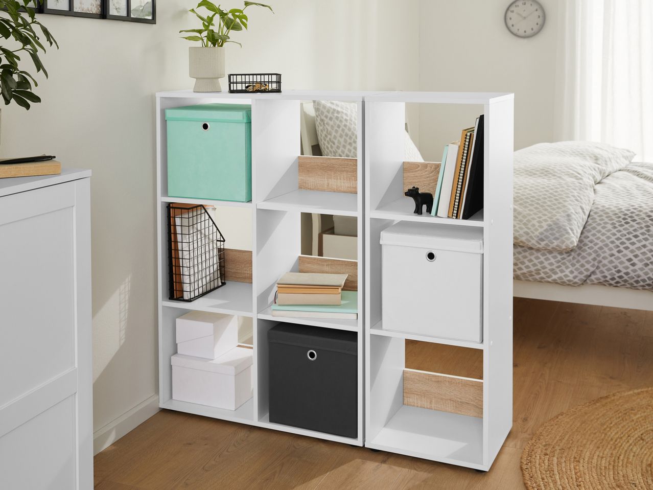 Go to full screen view: Shelving Unit with 6 compartments - Image 3